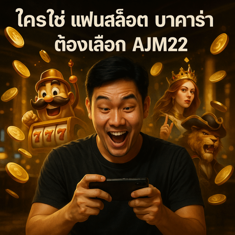 ใครใช่ แฟนสล็อต บาคาร่า ต้องเลือก AJM22