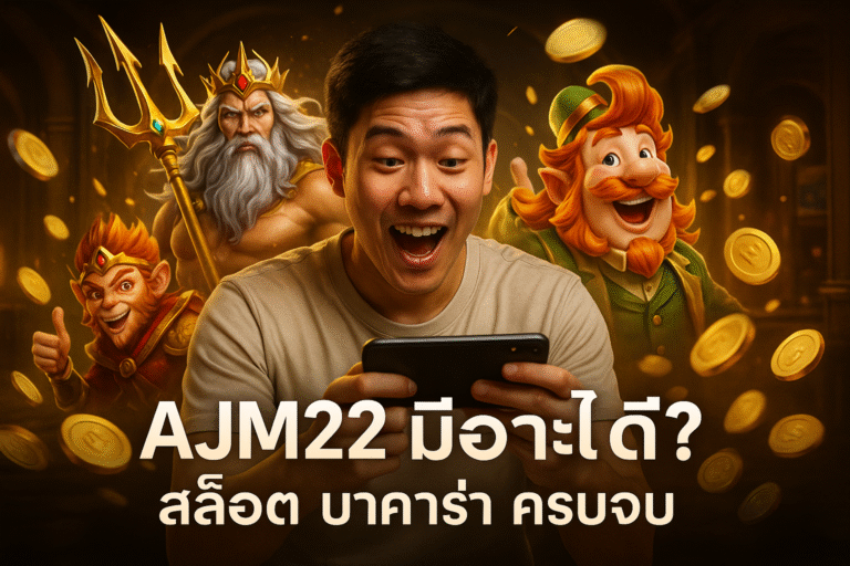 AJM22 มีอะไรดี? สล็อต บาคาร่า ครบจบ