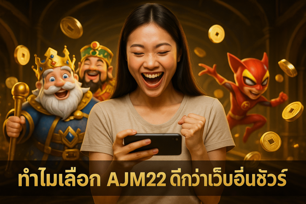 ทำไมเลือก AJM22 ดีกว่าเว็บอื่นชัวร์