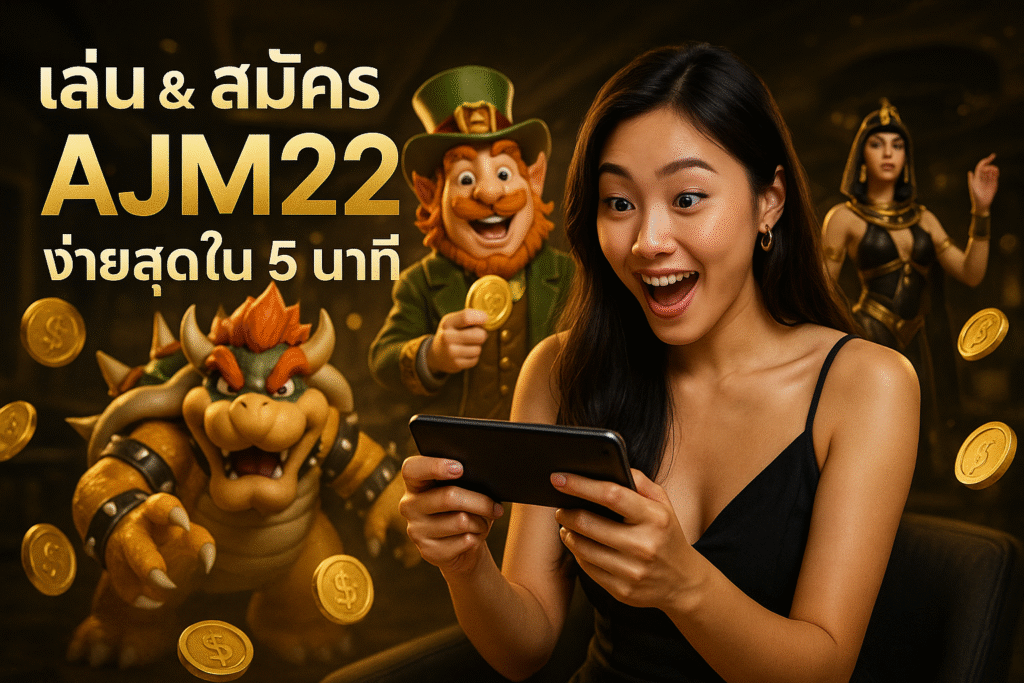 เล่น & สมัคร AJM22 ง่ายสุดใน 5 นาที