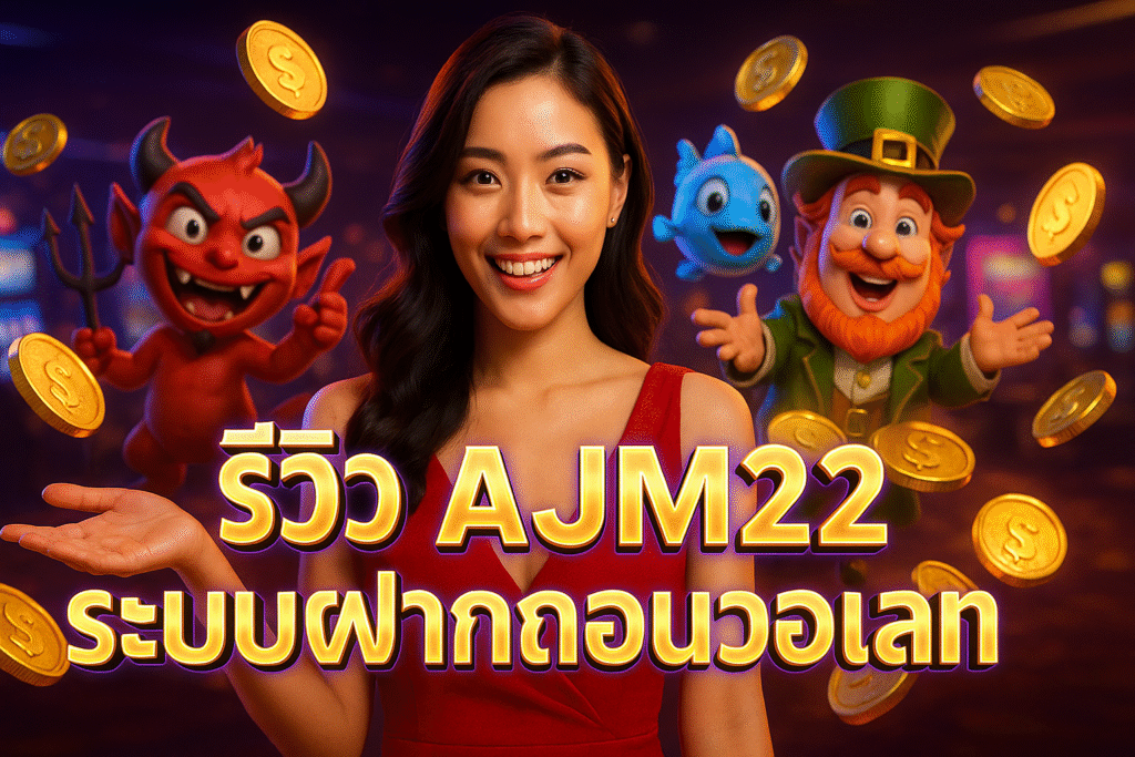รีวิว AJM22 ระบบฝากถอนวอเลท