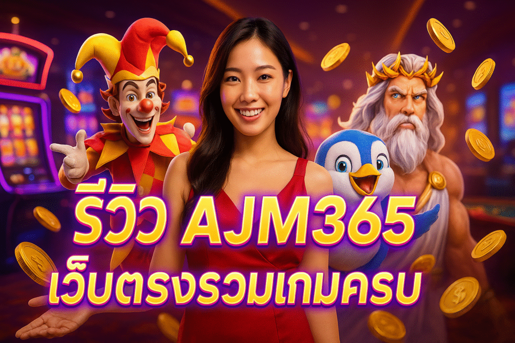 รีวิว AJM365 เว็บตรงรวมเกมครบ