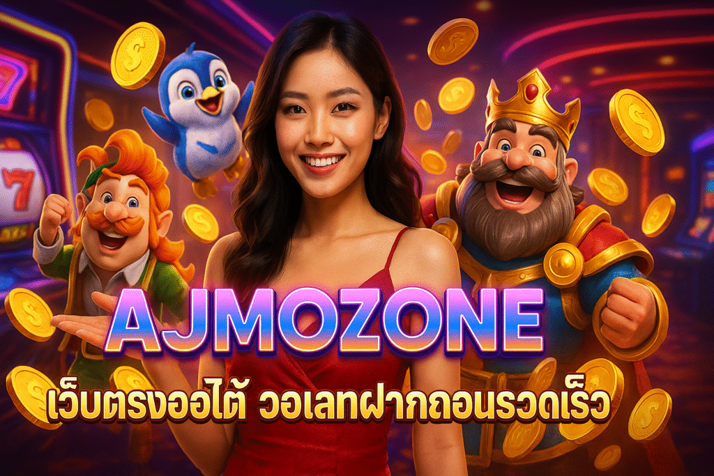 AJMOZONE เว็บตรงออโต้ วอเลทฝากถอนรวดเร็ว